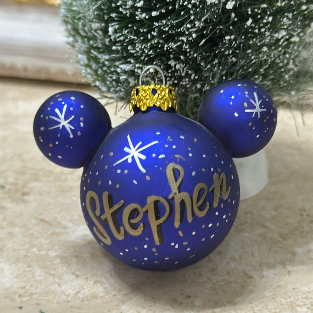 Disney Mickey Mouse Ornament “Stephen”